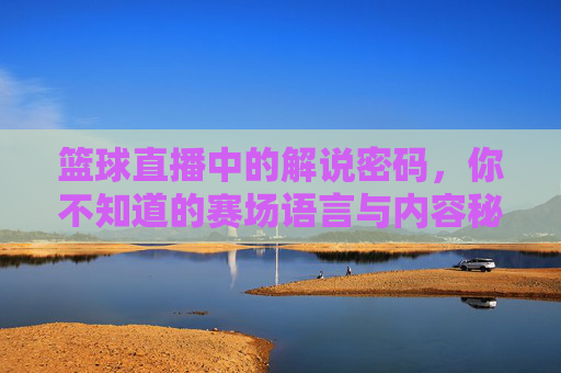 篮球直播中的解说密码,你不知道的赛场语言与内容秘籍,篮球直播中的解说密码,你不知道的赛场语言与内容秘籍