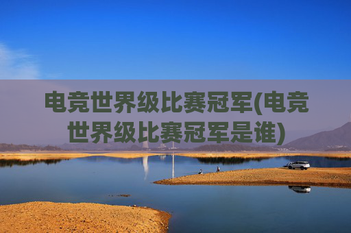 电竞世界级比赛冠军(电竞世界级比赛冠军是谁)