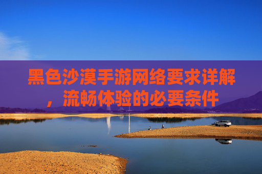 黑色沙漠手游网络要求详解,流畅体验的必要条件