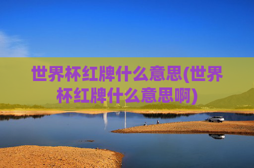 世界杯红牌什么意思(世界杯红牌什么意思啊)