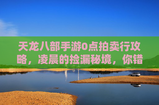 天龙八部手游0点拍卖行攻略,凌晨的捡漏秘境,你错过了吗?天龙八部手游0点拍卖行攻略,凌晨的捡漏秘境,你错过了吗?
