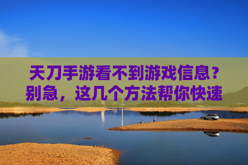 天刀手游看不到游戏信息？别急，这几个方法帮你快速解决！天刀手游看不到游戏信息？别急，这几个方法帮你快速解决！