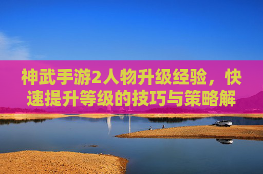 神武手游2人物升级经验,快速提升等级的技巧与策略解析