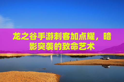 龙之谷手游刺客加点耀，暗影突袭的致命艺术