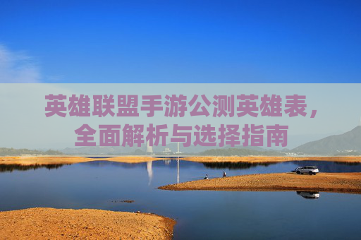 英雄联盟手游公测英雄表,全面解析与选择指南
