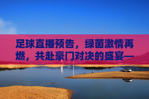 足球直播预告，绿茵激情再燃，共赴豪门对决的盛宴——英超第12轮具体对阵与直播安排抢先看，足球直播预告，绿茵激情再燃，共赴豪门对决的盛宴——英超第12轮具体对阵与直播安排抢先看