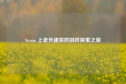 Steam 上老外建房的别样探索之旅