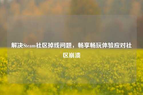 解决Steam社区掉线问题,畅享畅玩体验应对社区崩溃
