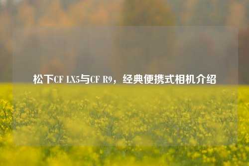 松下CF LX5与CF R9,经典便携式相机介绍