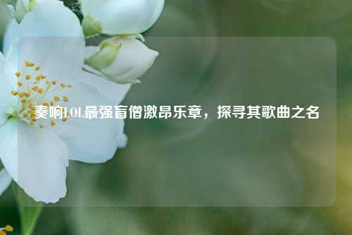 奏响LOL最强盲僧激昂乐章,探寻其歌曲之名