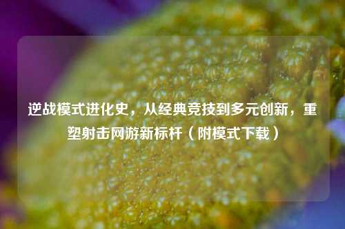 逆战模式进化史,从经典竞技到多元创新,重塑射击网游新标杆(附模式下载)