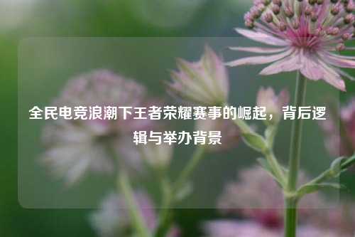 全民电竞浪潮下王者荣耀赛事的崛起,背后逻辑与举办背景