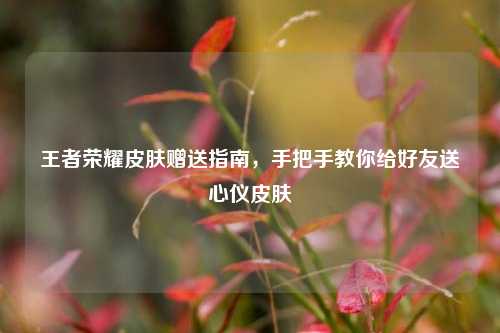 王者荣耀皮肤赠送指南,手把手教你给好友送心仪皮肤