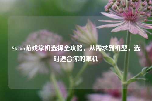 Steam游戏掌机选择全攻略，从需求到机型，选对适合你的掌机