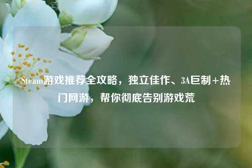 Steam游戏推荐全攻略，独立佳作、3A巨制+热门网游，帮你彻底告别游戏荒