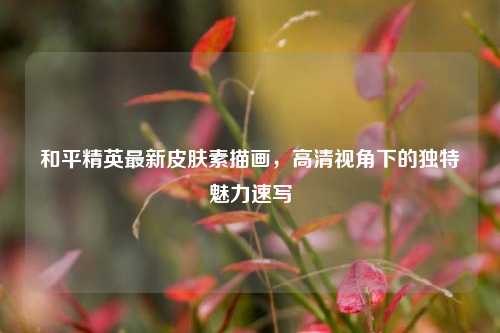 和平精英最新皮肤素描画,高清视角下的独特魅力速写