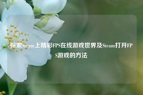探索Steam上精彩FPS在线游戏世界及Steam打开FPS游戏的方法