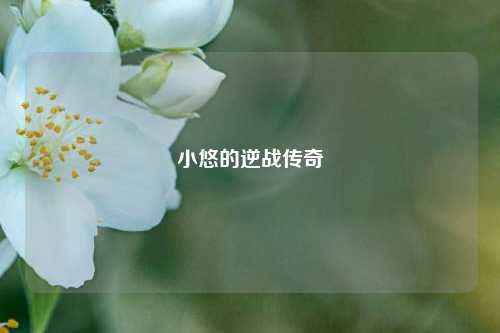 小悠的逆战传奇