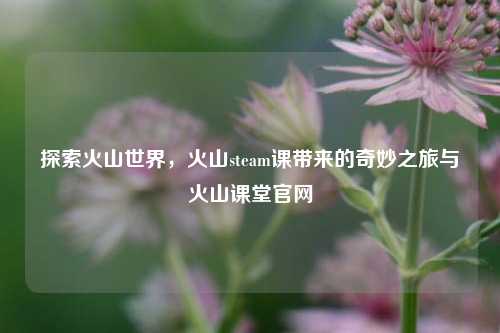 探索火山世界,火山steam课带来的奇妙之旅与火山课堂官网