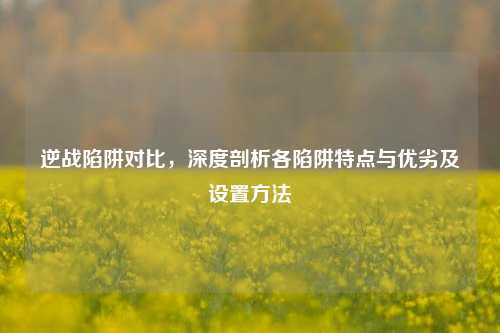 逆战陷阱对比,深度剖析各陷阱特点与优劣及设置方法